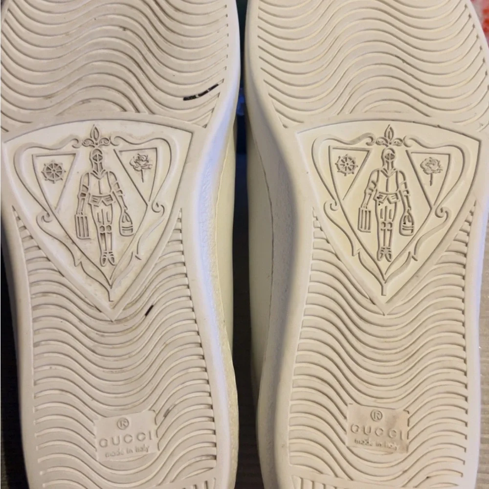 Gucci Embossed White Sole Sneakers - Picture 6 of 15